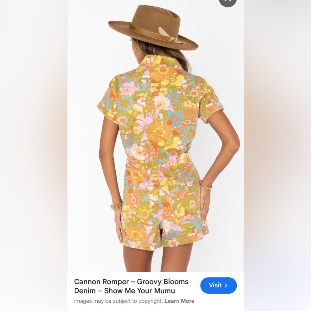 Cannon Romper- Groovy Blooms Romper
